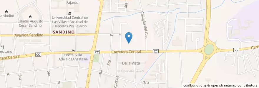 Mapa de ubicacion de El italiano en كوبا, Villa Clara, Santa Clara, Ciudad De Santa Clara.