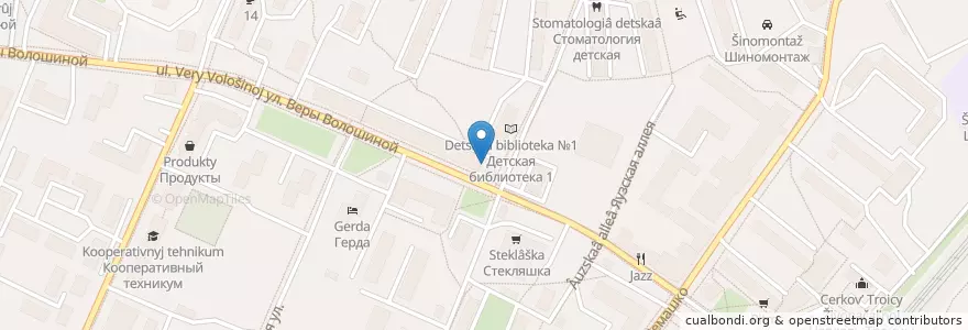 Mapa de ubicacion de Отделение связи №141014 en Rusia, Distrito Federal Central, Óblast De Moscú, Городской Округ Мытищи.