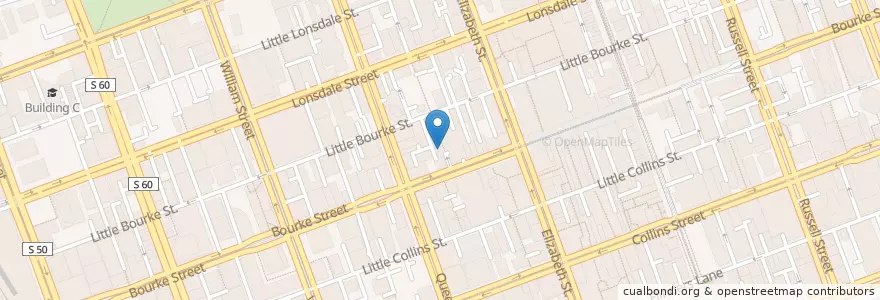 Mapa de ubicacion de Rice Paper Sister en Avustralya, Victoria, City Of Melbourne.