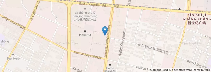 Mapa de ubicacion de 31 Morning en China, Jiangsu, Nanjing, 秦淮区.