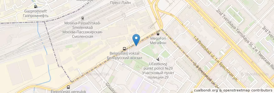 Mapa de ubicacion de Burger Heroes en Rusia, Distrito Federal Central, Москва, Distrito Administrativo Central, Тверской Район.