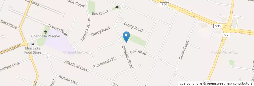 Mapa de ubicacion de Cooinda Preschool en 오스트레일리아, Victoria, City Of Knox.