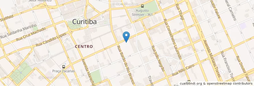 Mapa de ubicacion de Safe Parcking en 브라질, 남부지방, 파라나, Região Geográfica Intermediária De Curitiba, Região Metropolitana De Curitiba, Microrregião De Curitiba, 쿠리치바.