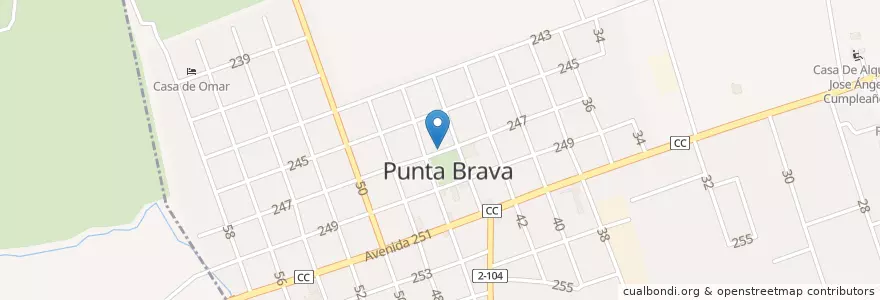Mapa de ubicacion de Portal del Mucho en Куба, Гавана, Артемиса, La Lisa, Bauta.
