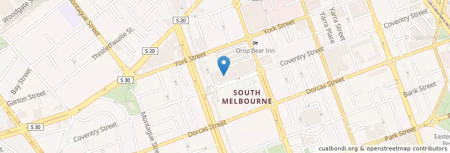 Mapa de ubicacion de Proper & Son en Australien, Victoria, City Of Port Phillip.