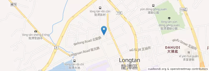 Mapa de ubicacion de 人人動物醫院 en 臺灣, 桃園市, 龍潭區.