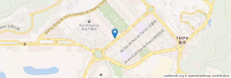 Mapa de ubicacion de McDonald's en China, Cantão, Macau, Taipa, 珠海市, Nossa Senhora Do Carmo, Coloane, 香洲区, São Francisco Xavier.