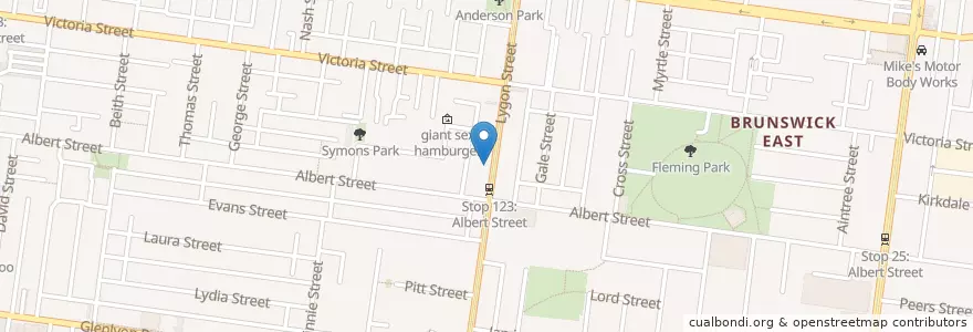 Mapa de ubicacion de Mr Wilkinsons en Avustralya, Victoria, City Of Moreland.