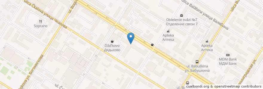 Mapa de ubicacion de Банкомат Сбербанка en Rússia, Distrito Federal Oriental, Krai De Zabaykalsky, Читинский Район, Городской Округ Чита.