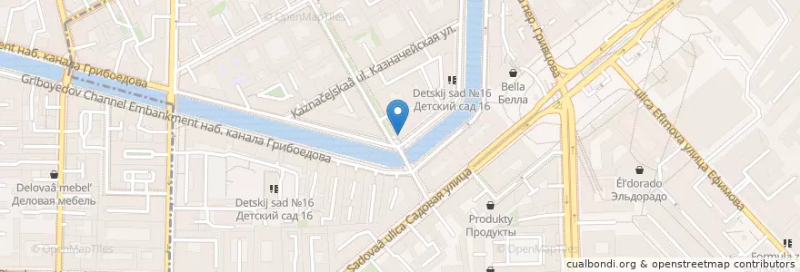 Mapa de ubicacion de Рим en 俄罗斯/俄羅斯, Северо-Западный Федеральный Округ, 列宁格勒州, Санкт-Петербург, Адмиралтейский Район, Сенной Округ.