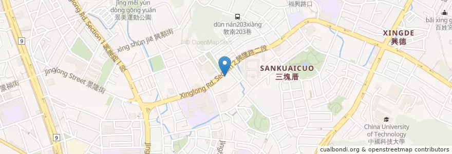 Mapa de ubicacion de 林建輝小兒科診所 en Taiwan, Nuova Taipei, Taipei, 文山區.