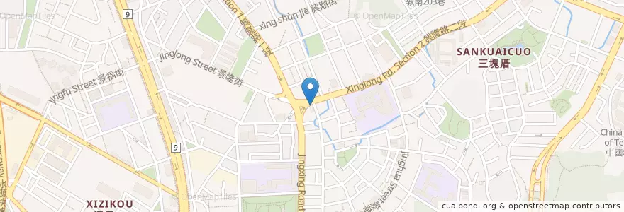 Mapa de ubicacion de 仁荔健康診所 en 臺灣, 新北市, 臺北市, 文山區.