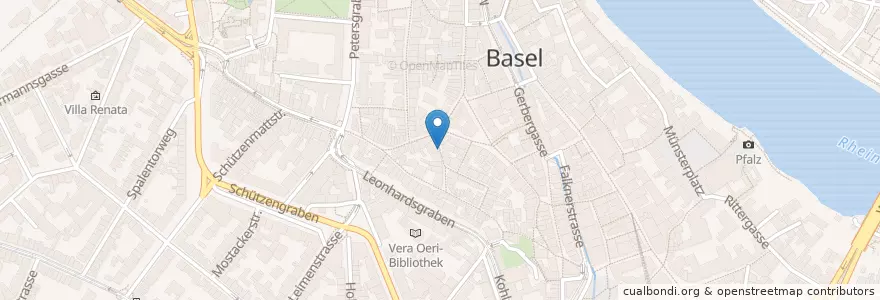 Mapa de ubicacion de Restaurant Löwenzorn en Svizzera, Basilea Città, Basel.