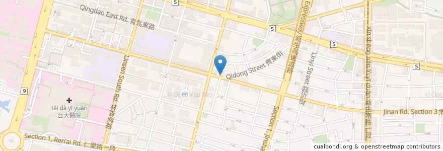 Mapa de ubicacion de 仁安牙醫診所 en 臺灣, 新北市, 臺北市, 中正區.