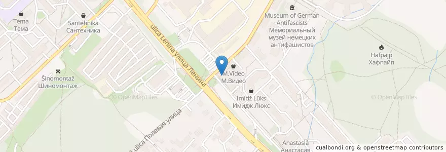 Mapa de ubicacion de Чайхона № 1 en ロシア, 中央連邦管区, モスクワ州, Городской Округ Красногорск.