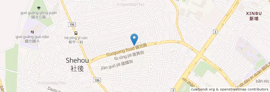 Mapa de ubicacion de 亞麥動物醫院 en تايوان, تايبيه الجديدة, 板橋區.