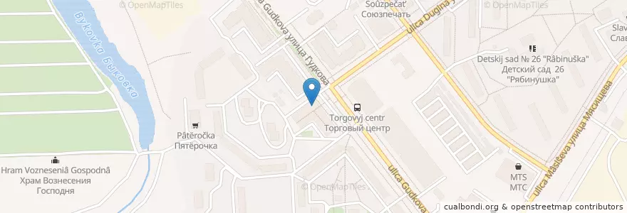 Mapa de ubicacion de Аптека №800 en Russia, Central Federal District, Moscow Oblast, Ramensky District, Zhukovsky.