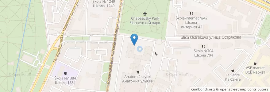 Mapa de ubicacion de Happy Elephant en Rusia, Центральный Федеральный Округ, Москва, Северный Административный Округ.