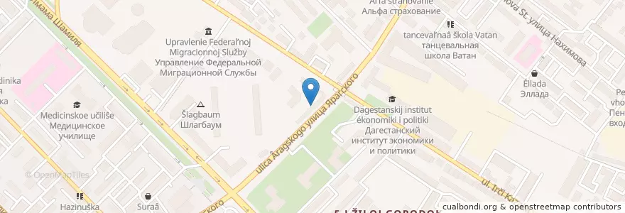 Mapa de ubicacion de Валютчики en ロシア, 北カフカース連邦管区, Дагестан, Городской Округ Махачкала.
