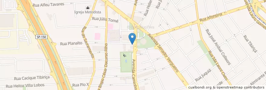 Mapa de ubicacion de Farmácia Miravo en Brasile, Regione Sudest, San Paolo, Região Geográfica Intermediária De São Paulo, Região Metropolitana De São Paulo, Região Imediata De São Paulo, São Bernardo Do Campo.