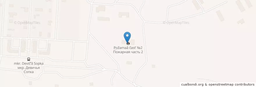 Mapa de ubicacion de Пожарная часть №2 en Rússia, Distrito Federal Oriental, Krai De Zabaykalsky, Читинский Район, Городской Округ Чита.