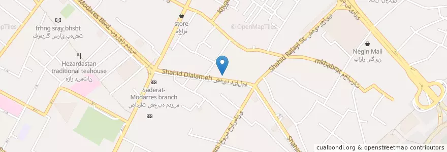 Mapa de ubicacion de بانک پاسارگاد en إیران, محافظة خراسان رضوي, مقاطعة مشهد, مشهد, بخش مرکزی شهرستان مشهد.