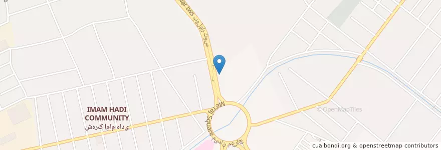 Mapa de ubicacion de ایستگاه آتش نشانی شماره ۱۴ en Irán, Jorasán Razaví, شهرستان مشهد, مشهد, بخش مرکزی شهرستان مشهد.
