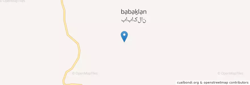 Mapa de ubicacion de بابا کلان en ایران, استان کهگیلویه و بویر احمد, شهرستان گچساران, بخش مرکزی, بی بی حکیمه, بابا کلان.