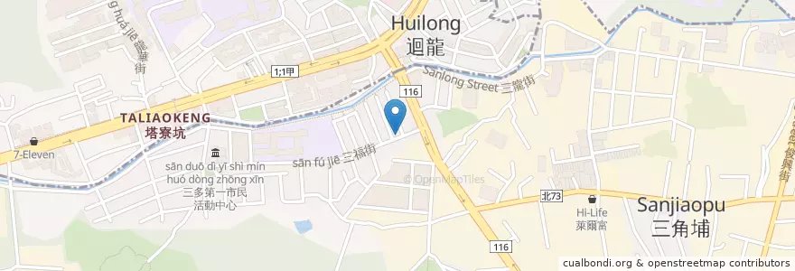 Mapa de ubicacion de 榮德堂蔘藥行 en تايوان, تايبيه الجديدة, 樹林區.
