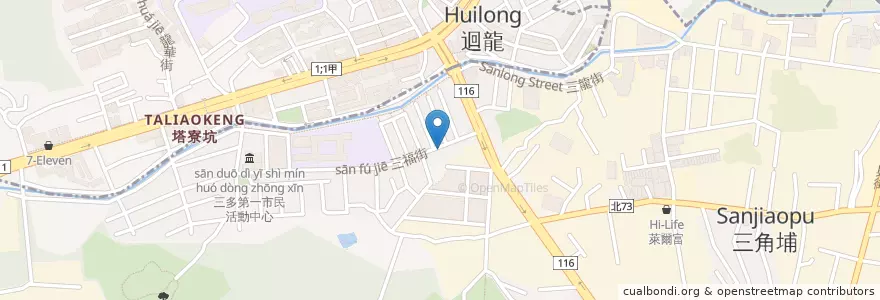 Mapa de ubicacion de 元生牙醫診所 en Тайвань, Новый Тайбэй, 樹林區.