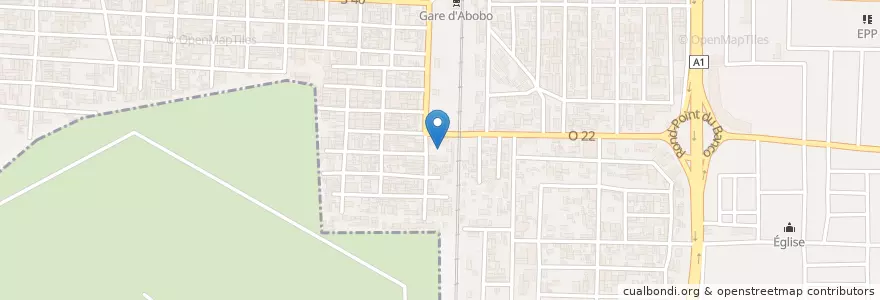 Mapa de ubicacion de Epp le Banco en Кот-Д’Ивуар, Абиджан, Abobo.