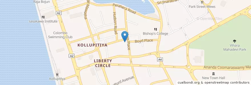 Mapa de ubicacion de St Mary's Girl School en スリランカ, 西部州, コロンボ県, Colombo.