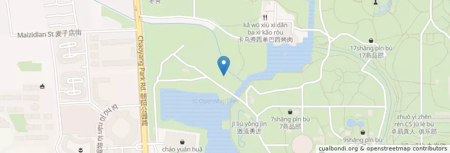 Mapa de ubicacion de 厕所007 en China, Peking, Hebei, 朝阳区 / Chaoyang.