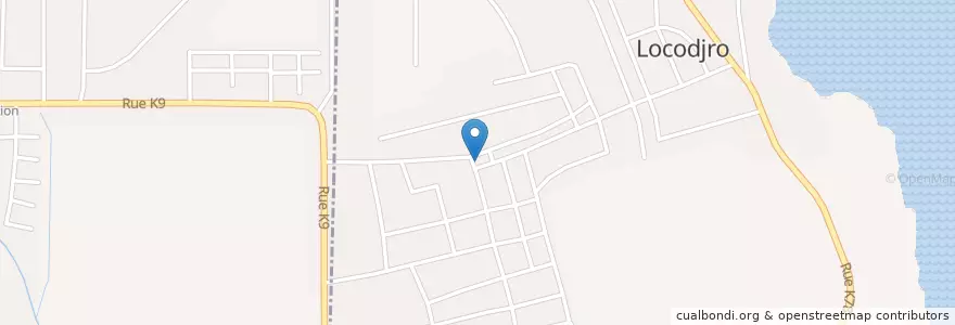 Mapa de ubicacion de Foyer Des Jeunes De Jerusalem Commune D'attecoube en Costa D'Avorio, Abidjan, Attécoubé.