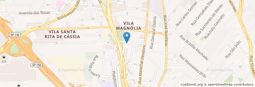 Mapa de ubicacion de Castro Odontologia Avançada en 巴西, 东南部, 圣保罗, Região Geográfica Intermediária De São Paulo, Região Metropolitana De São Paulo, Região Imediata De São Paulo, São Bernardo Do Campo.