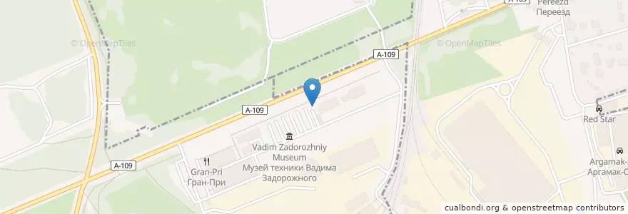 Mapa de ubicacion de Полевая кухня en Russie, District Fédéral Central, Oblast De Moscou, Городской Округ Красногорск.