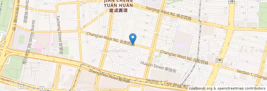 Mapa de ubicacion de Pandaland Sweet Café en 臺灣, 新北市, 臺北市, 大同區.