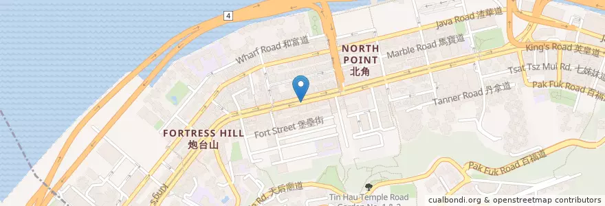 Mapa de ubicacion de Beacon College (North Point) 遵理學校（北角分校） en 中国, 广东省, 香港 Hong Kong, 香港島 Hong Kong Island, 新界 New Territories, 東區 Eastern District.