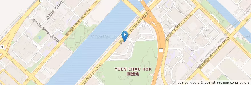 Mapa de ubicacion de Beacon College (Sha Tin) 遵理學校（沙田分校） en China, Cantão, Hong Kong, Novos Territórios, 沙田區 Sha Tin District.