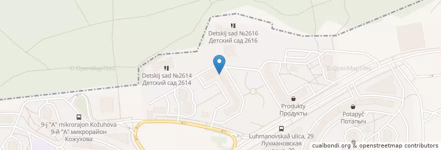 Mapa de ubicacion de Лингвитания en Rusland, Centraal Federaal District, Moskou, Восточный Административный Округ, Район Косино-Ухтомский.