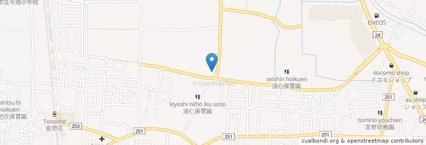 Mapa de ubicacion de 鈴木診療所 en Japão, 京都府, 城陽市.