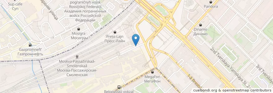 Mapa de ubicacion de Wow!кофе en ロシア, 中央連邦管区, モスクワ, Центральный Административный Округ, Тверской Район.