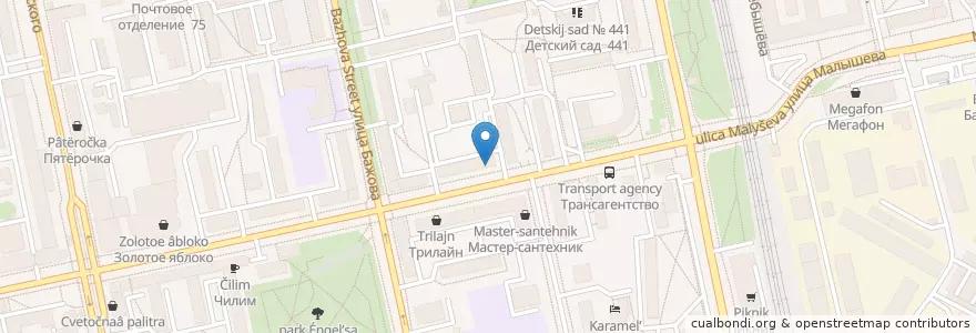 Mapa de ubicacion de Кофейня «Stories» en Russie, District Fédéral De L'Oural, Oblast De Sverdlovsk, Городской Округ Екатеринбург.