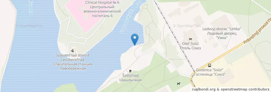 Mapa de ubicacion de Sito en ロシア, 中央連邦管区, モスクワ, Северный Административный Округ, Район Левобережный.
