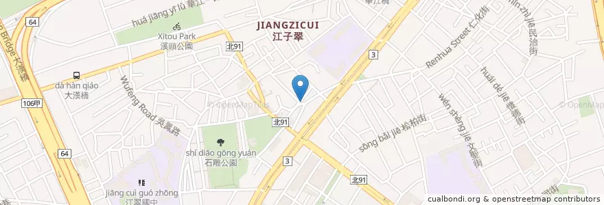 Mapa de ubicacion de Yuly brunch&coffee en تايوان, تايبيه الجديدة, 板橋區.