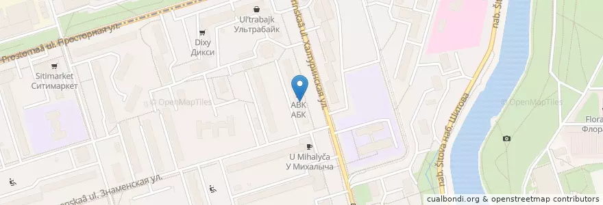 Mapa de ubicacion de Ветеринарная аптека en Rusland, Centraal Federaal District, Moskou, Восточный Административный Округ, Район Преображенское.