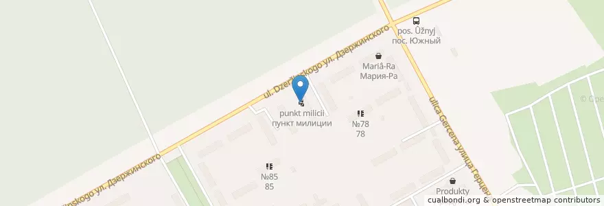 Mapa de ubicacion de пункт милиции en Rússia, Distrito Federal Siberiano, Алтайский Край, Городской Округ Барнаул.
