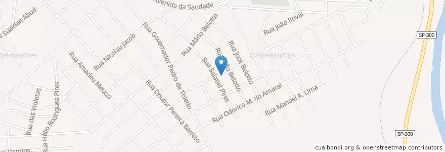 Mapa de ubicacion de Bar do Carlão en Brezilya, Güneydoğu Bölgesi, Сан Паулу, Região Geográfica Intermediária De Campinas, Região Imediata De Piracicaba, Laranjal Paulista.