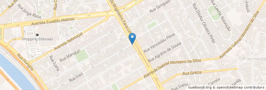 Mapa de ubicacion de Citibank en Бразилия, Юго-Восточный Регион, Сан-Паулу, Região Geográfica Intermediária De São Paulo, Região Metropolitana De São Paulo, Região Imediata De São Paulo, Сан-Паулу.