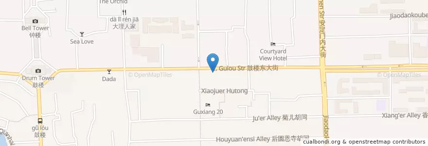 Mapa de ubicacion de Cat Coffee Restaurant en 중국, 베이징시, 허베이성, 东城区.